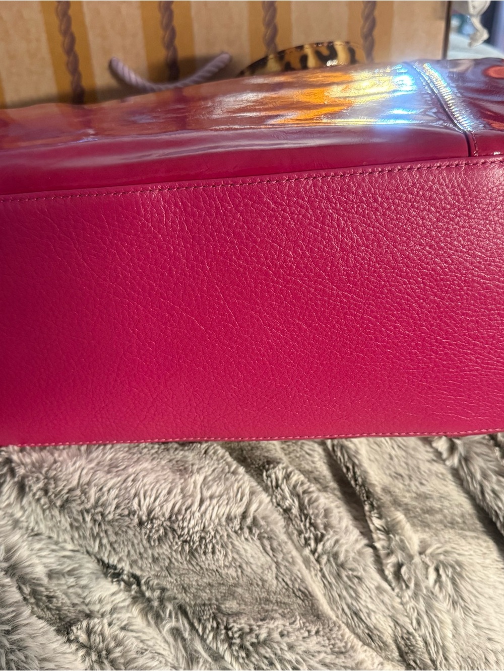 Brighton Hot Pink Leather Satchel